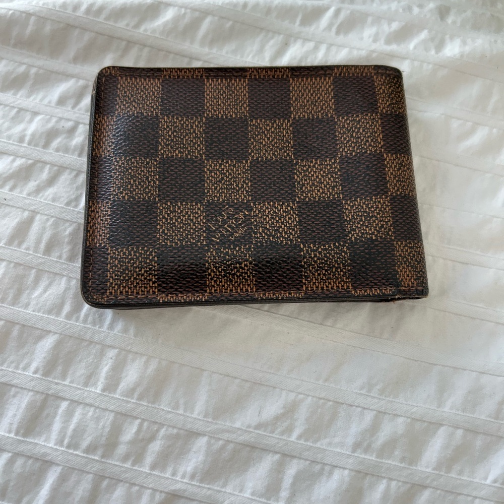 Louis Vuitton Dark Brown Checkered Card Holder - Picture 3 of 5